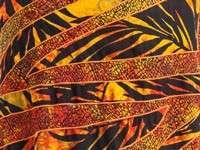 Jewel Mosaic Black Orange